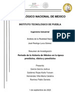 Investigación Sobre La Historia de México