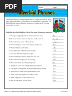 Adverbial Phrase