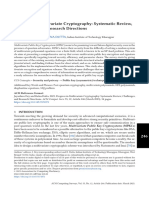 Progress in Multivariate Cryptography Systematic Review