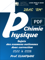 Examens Nationaux SMF + Correction - de 2008 À 2022 ELHAFYANI - Copie