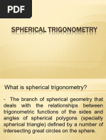 Introduction To Spherical Trigonometry Spherical Triangle (7 Files Merged)