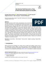 Characterization of The Velocity Field External To