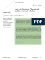 Myanmar GastroHep - 2021 - Min Soe - Detection of Helicobacter Pylori Infection by 14C Urea Breath Test in Asymptomatic Adults A