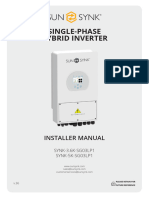 Sunsynk Hybrid Inverter 3.6 5 UserManual v36 English