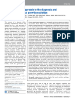 A Placenta Clinic Approach To The Diagnosis and Management of Fetal Growth Restriction