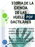 Historia de La Ciencia de Las Huellas Digitales