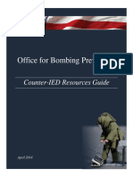 Office For Bombing Prevention: Counter-IED Resources Guide