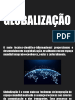 GLOBALIZAÇÃO