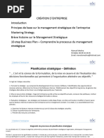 Rappel 1 & 2 - Création D Entreprise