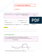 1SPE Chap1 Rappels Fonctions de Reference Cours A Completer Partie 1 Generalites Sur Les Fonctions