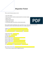 Dispatcher CarrierAgreement Editable