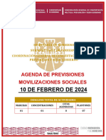 Agenda de Previsiones Del 10 de Febrero de 2024