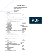 SOIL SCIENCE PreTest 1