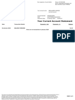 Money Jar Monthly Current Account Statement - January 2024