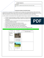 Activity Sheet 1 - Climate (Q3 Week 5)