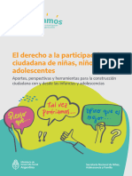 Derecho A La Participacion Ciudadana Ninas Ninos Adolescentes