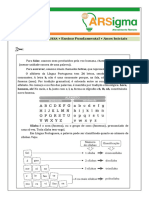 Língua Portuguesa Gabarito 29 A 31 de Março 1