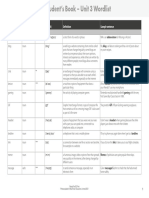 Wordlist Unit 3