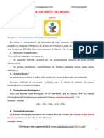 PC Chimie Organique Lecon