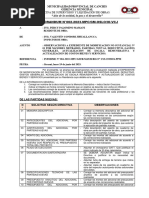 MEMORANDUM 02 Observaciones A Modificacion Presupuestal