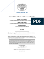 Corporate Debt in Latin America and Its Macroeconomic Implications (Pérez Caldentey Et Al 2018)