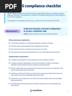 Pci Dss Compliance Checklist