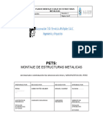 Pets Instalacion de Estructuras Metalicas.