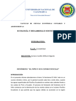 Informe Fenómeno El Niño Ecologia (123