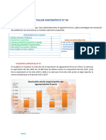 Taller Matemático # 4 - Ecuaciones de Primer Grado Con Una y Dos Variables