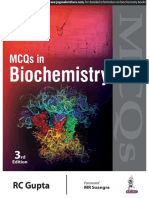 Multiple Choice Questions in Biochemistry.