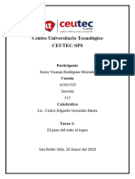 Tarea 1 Filosofia Sayra Yasmin Rodriguez 6182125 Seccion 315