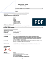 MSDS - Silicon Spray