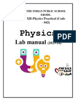 Physics Lab Manual