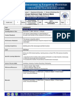 History of Microscope - Semi Detailed Lesson Plan Template 1