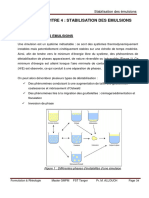 Chap4-Stabilisation Des Émulsions