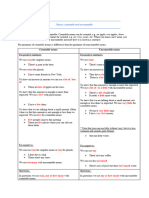 Couuntable and Ancountable Nouns