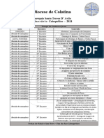 Itinerario Catequetico 2024 - Tempo de Conhecer Jesus