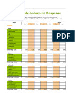 Calculadora Despesas Dias Felizes