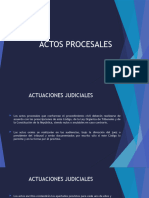 Actos Procesales