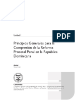 Principios Generales para La Comprensión de La Reforma Procesal Penal en La República Dominicana