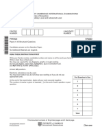 University of Cambridge International Examinations General Certificate of Education Advanced Subsidiary Level and Advanced Level