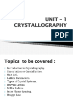 Crystallography