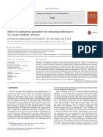 Effects of Combustion Parameters