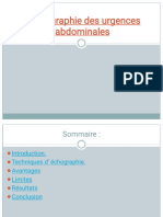 URGENCES Abdominales