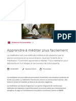 Apprendre À Méditer Pour Les Débutants - Helsana