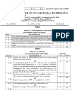 Cmrcet - I-Mid Adc (A30407) - Re-Exam