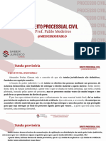 Processo Civil - Aula 03 - Bloco 01 - Tutela Provisória