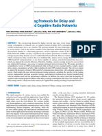 A Survey On Routing Protocols For Delay and Energy-Constrained Cognitive Radio Networks