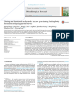 Zhang Et Al 2015. Cloning and Functional Analysis of A Laccase Gene During Fruiting Body Formation in Hypsizygus Marmoreus