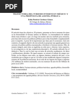 Trayectoria Del Turismo Interno en México Y Una Propuesta de Agenda Pública